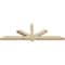 Ekena Millwork Kennewick Rough Sawn Timber Gable Bracket, Douglas Fir, 84"W x 28"H x 4"D x 4"F, 8/12 Pitch GBW084X28X0404KEN00RDF - alternate 5